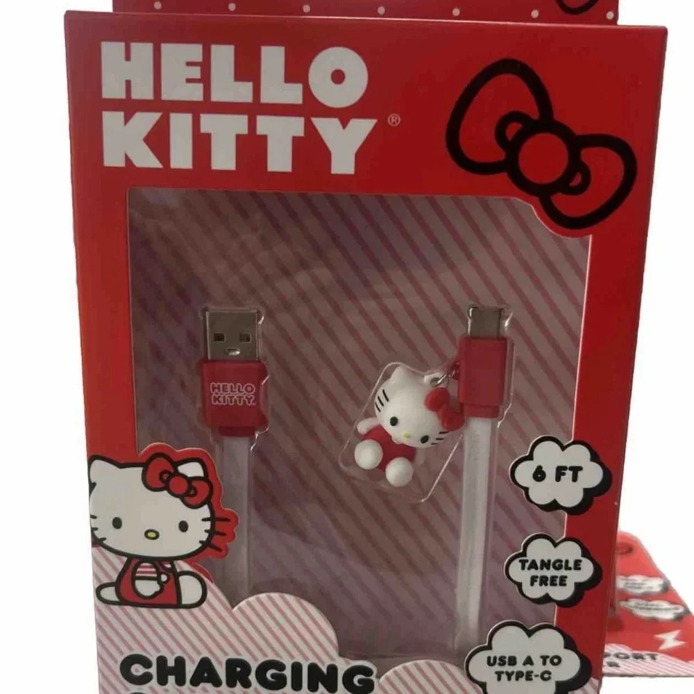 Brand new Hello Kitty Red phone Charger Charm with Hello Kitty Dual port charger